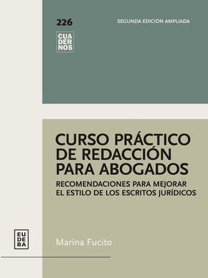 cover image of Curso práctico de redacción para abogados